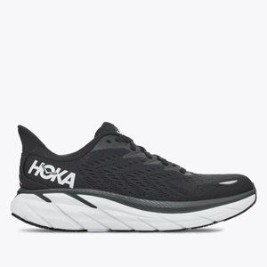 HOKA Clifton 8 Black/White | Men's Size 9 Regular